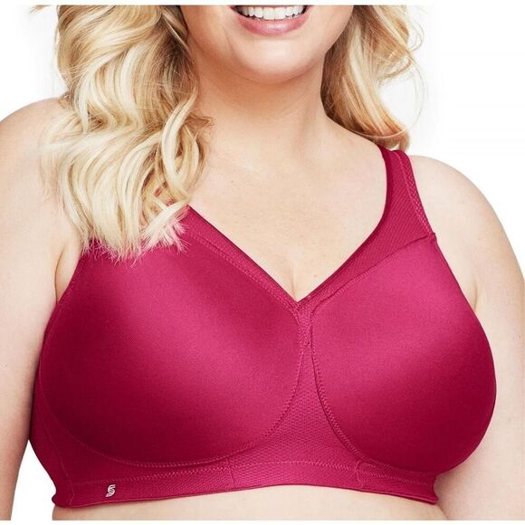 NEW Glamorise Plus Size MagicLift Seamless Sports Bra Wirefree 40DD - Picture 1 of 4